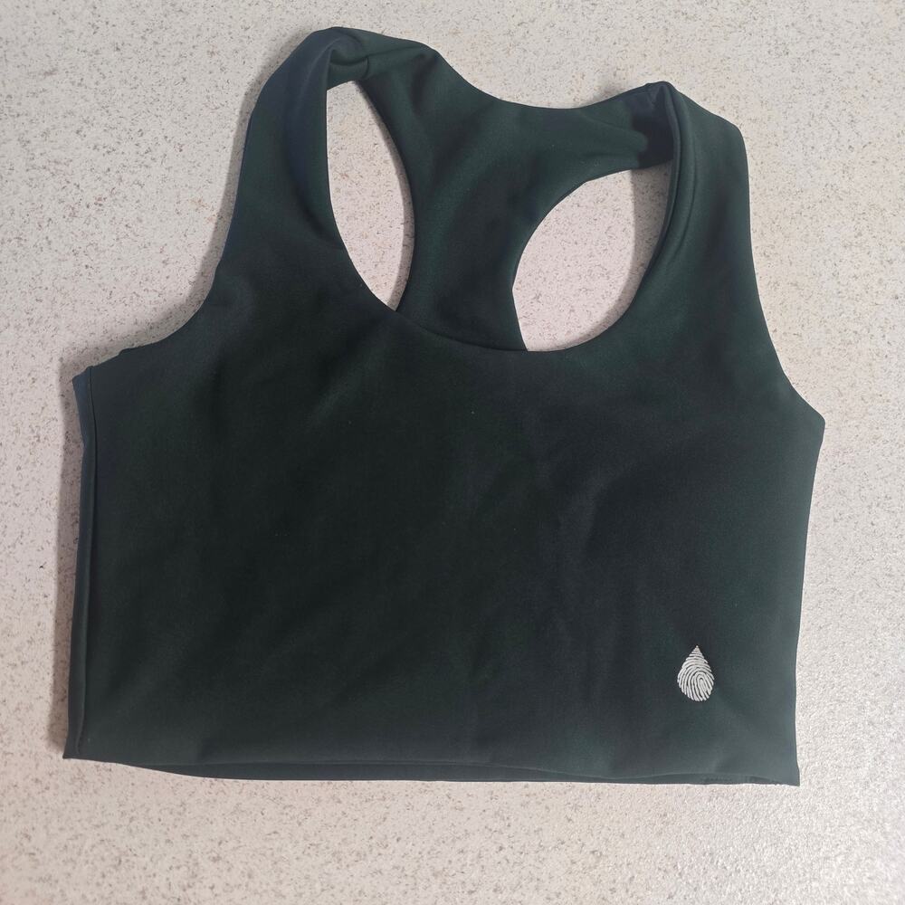 Waterlust Reversible Swim Top XS/S Hunter Green Eco Swim Bikini Top UPF 50+